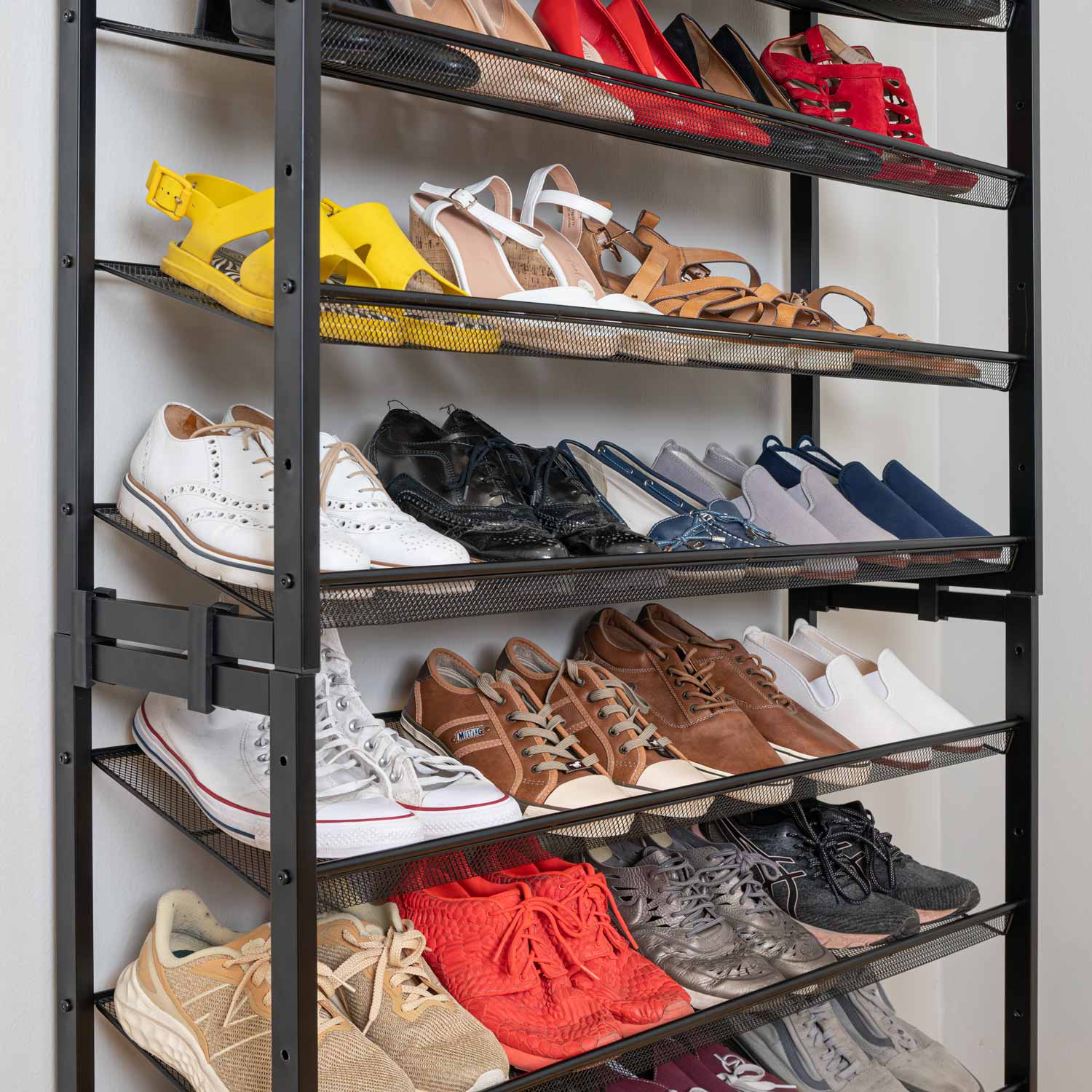 Meuble Shaussure, Meuble à Chaussures, Etagere a chaussure, Étagère à chaussures, 12 niveaux, Tatkraft Eiffel, 8