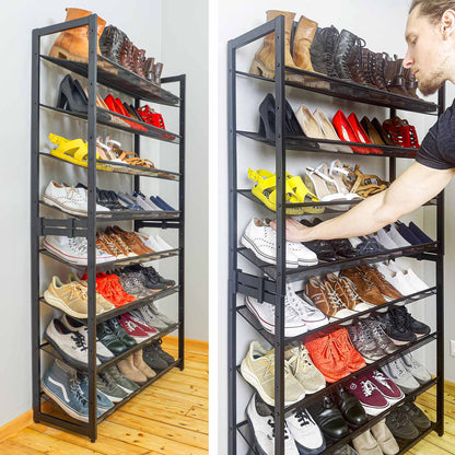 Meuble Shaussure, Meuble à Chaussures, Etagere a chaussure, Étagère à chaussures, 8niveaux, Tatkraft Giza, 7
