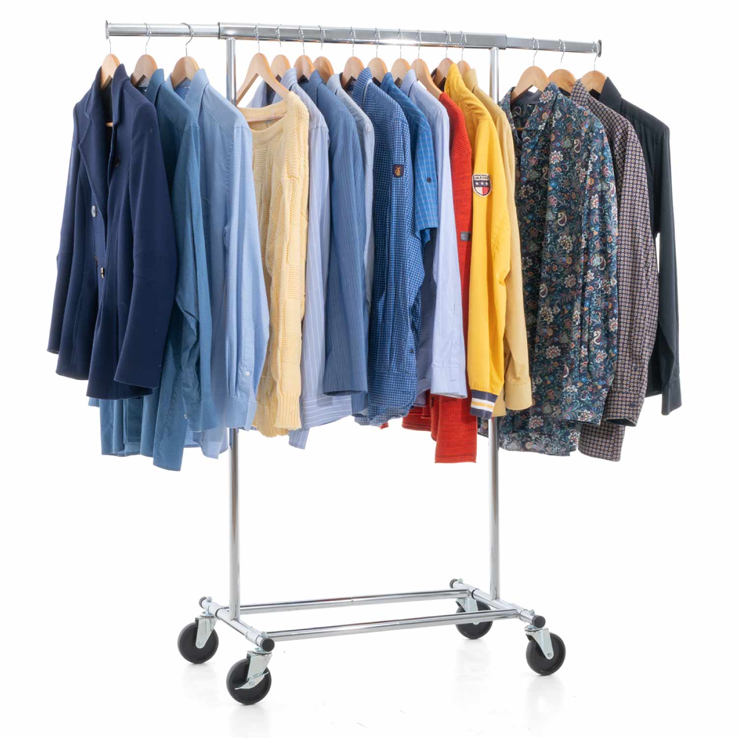 Penderie Tissu, avec Roulettes, Armoire Tissu, Portant Vêtement Solide, 100 kg Capacité, avec Housse, Tatkraft Darren & Anwalt, 3
