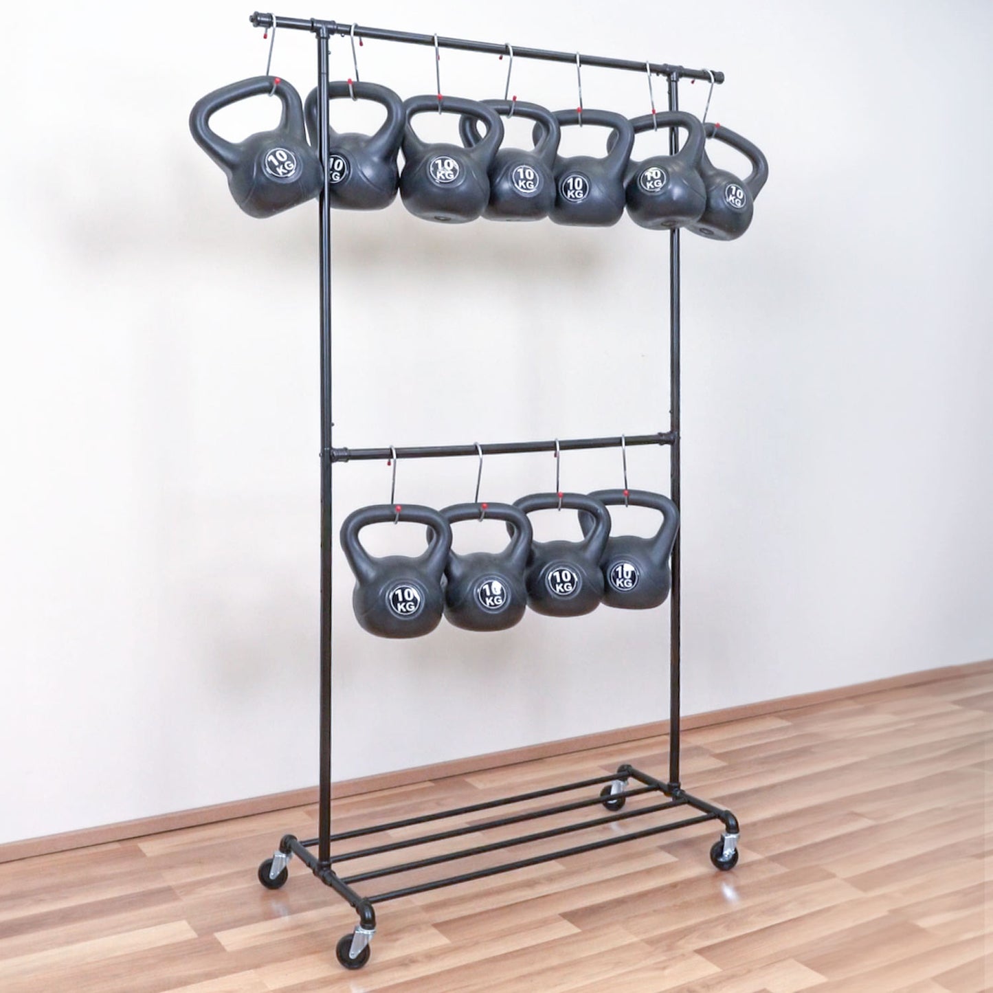 Portant Vêtement, Portant Vêtement Solide, Porte Vetement Chambre, à Roulettes, Tatkraft Drago, 4