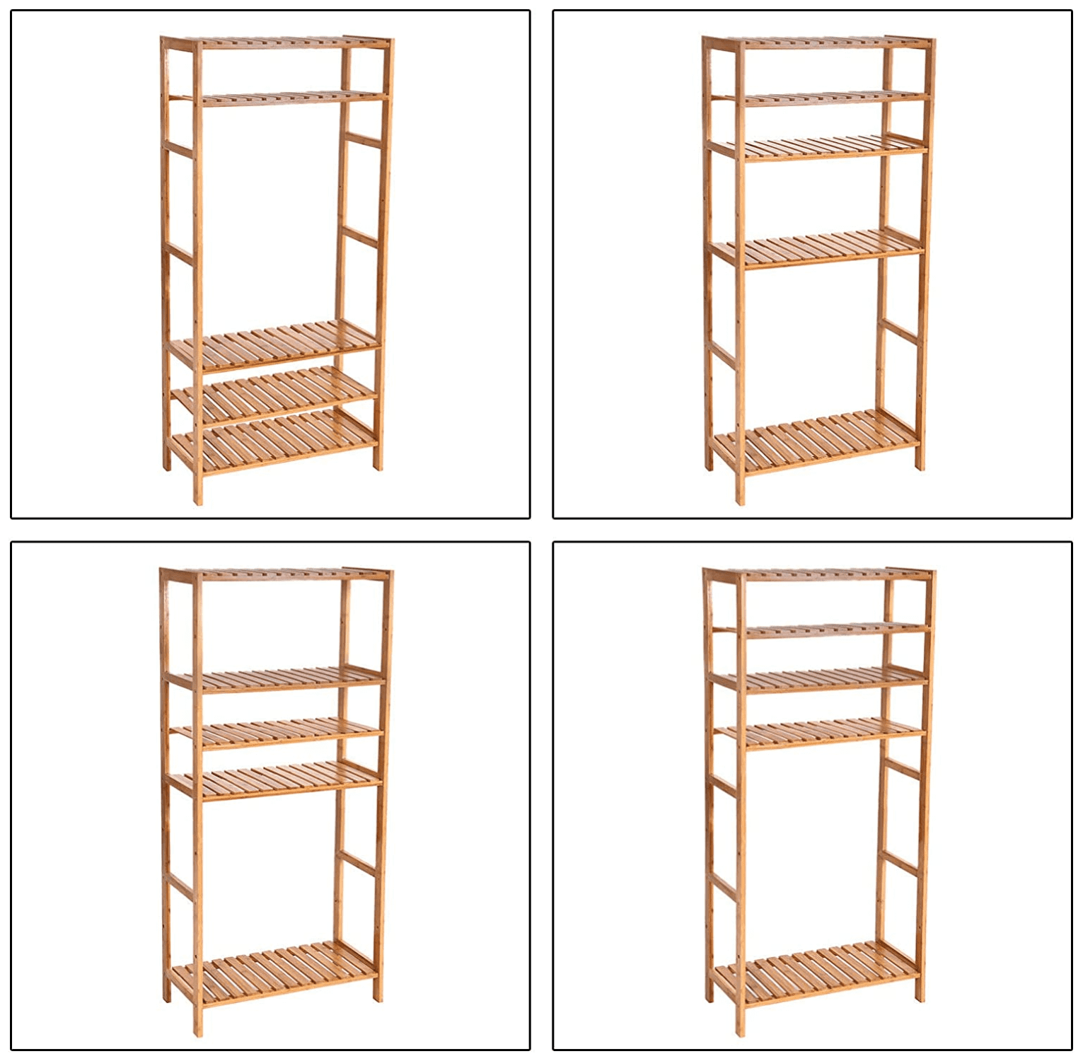 Étagère en Bambou, Meuble de Rangement, SONGMICS, 4