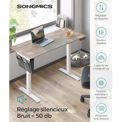 Songmics - Bureau electrique, Ordinateur de Bureau, Bureau Dordinateur, 5