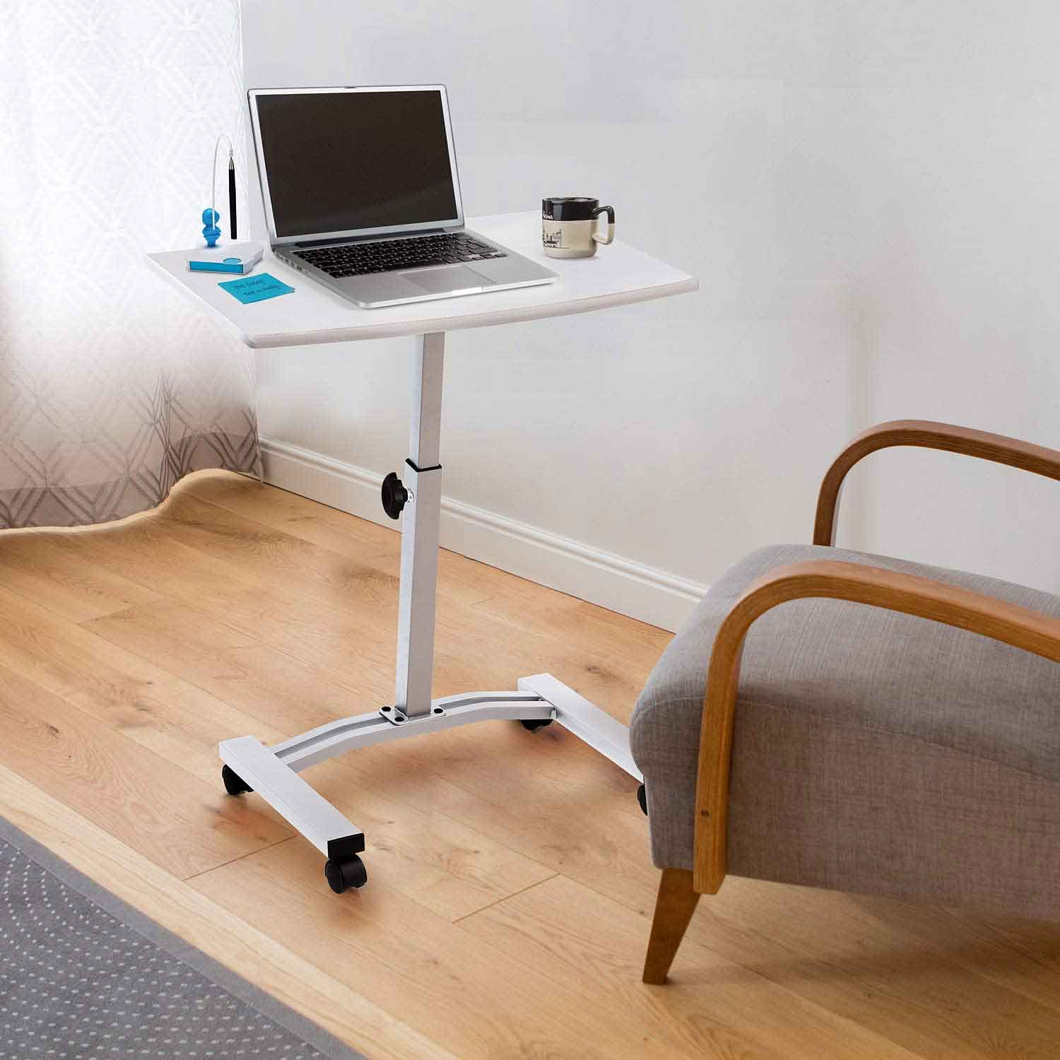 Table pour cahier, Bureau, table sur roulettes, table pour ordinateur portable, Tatkraft Cheer , f