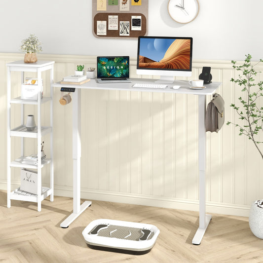 Bureau Electrique, Bureau Assis Debout Electrique, Bureau Assis Debout, 3 Hauteurs de Mémoire, Bureau Ordinateur, Costway, 2