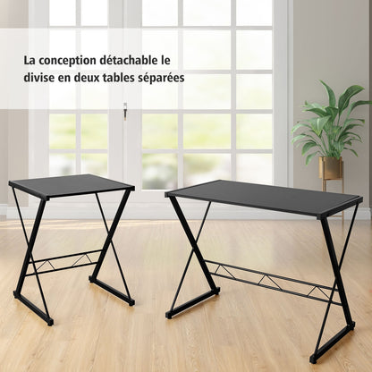 Bureau d'Angle, Bureau en L, Bureau Ordinateur, Bureau Informatique, Bureau Moderne, Table de Bureau, Costway, 5