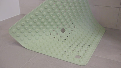 Tapis de Douche, Tapis Antidérapant Douche, Tapis de Douche Antidérapant Senior, Tapis Antidérapant Italienne, Tatkraft Detail Vert 7