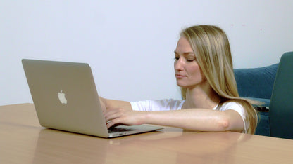 Tatkraft Vanessa - pc bureau, Table ordinateur portable à roulettes, Pour gaucher et droitier