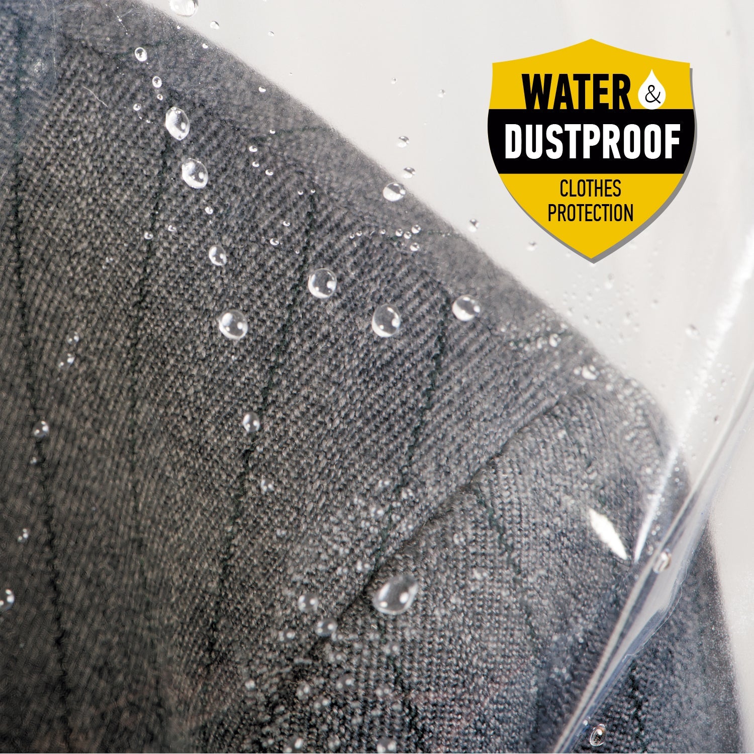 Housse de Protection pour Portant à Vêtements, Plastique Waterproof Transparent, L96 cm, Tatkraft Screen, 5