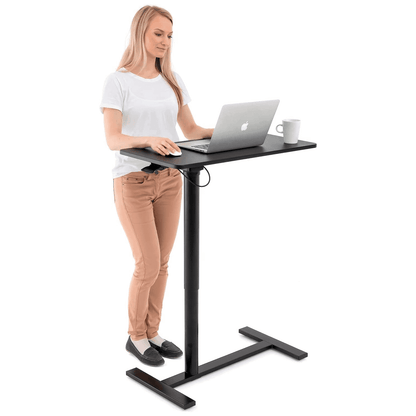 Table pour ordinateur portable, Table Élévatrice Pneumatique pour Ordinateur Portable à roulettes, Tatkraft Bliss