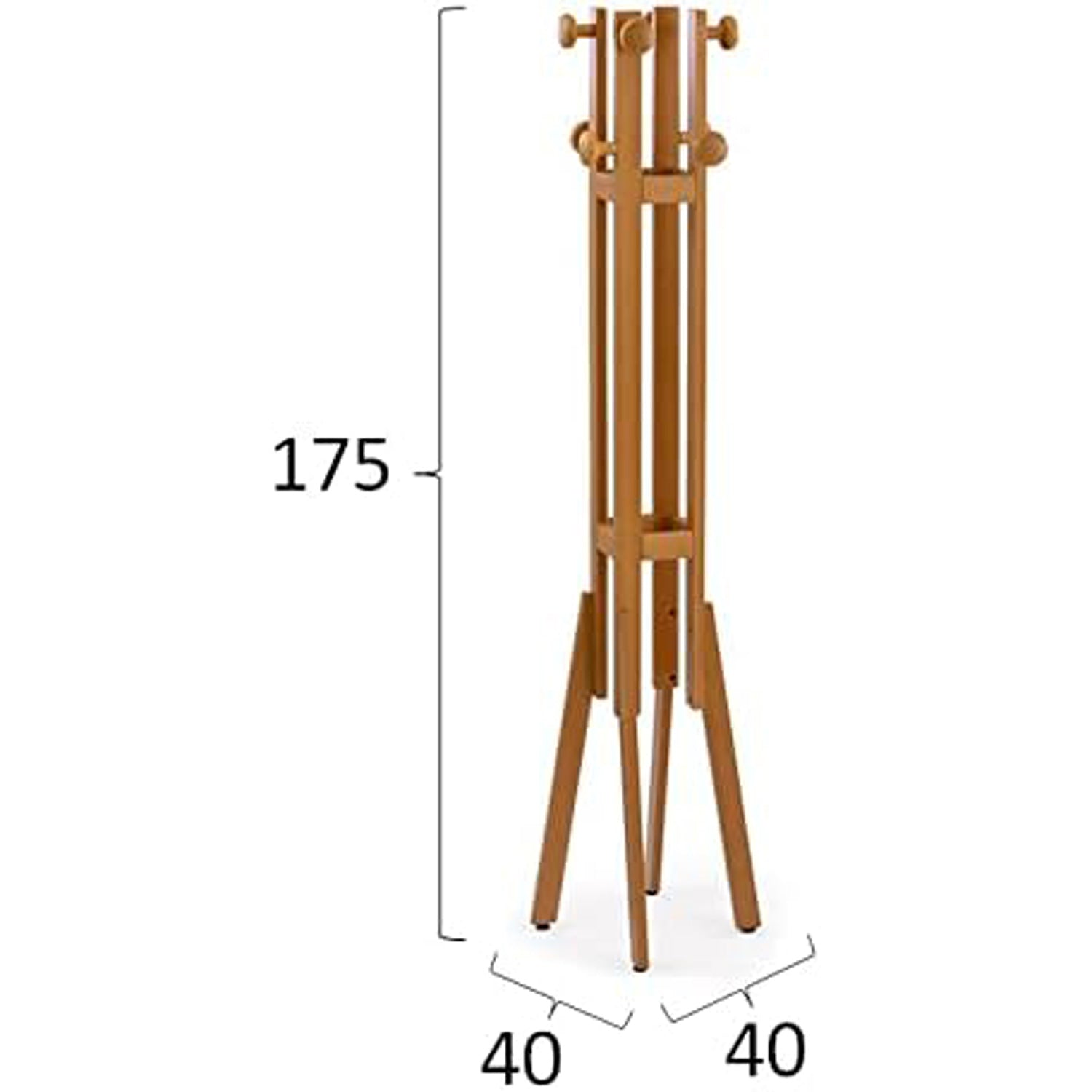 Porte-manteau ALBA arbre en bois - Finition cerisier « Ar-It le cœur du bois », ARIT