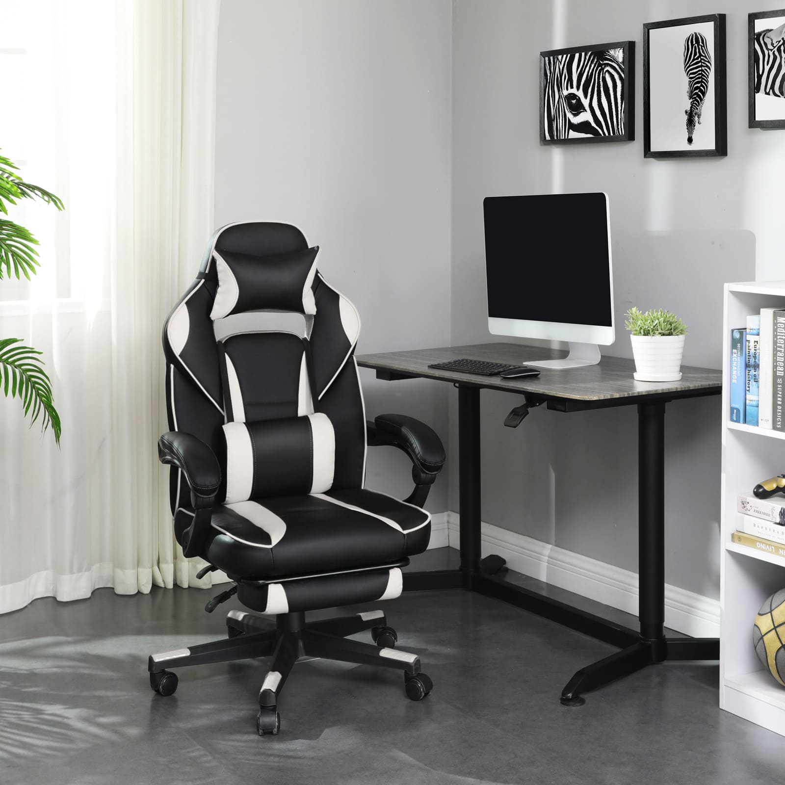 Fauteuil Gamer, Chaise Gaming, Siège de Bureau réglable, sans compromis sur le confort - SONGMICS