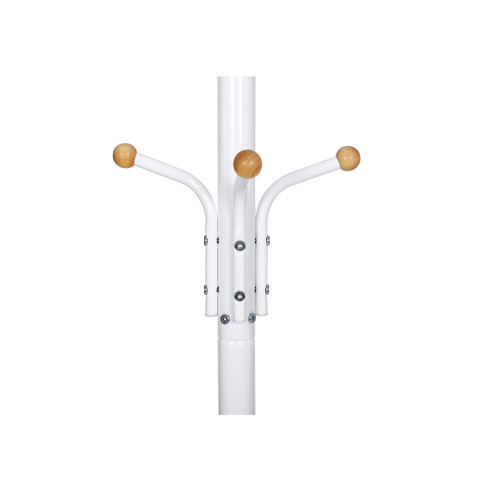 Hauteur de 182 cm Porte-Manteau sur Pied Perroquet de 3 Tubes en Fer Blanc, SONGMICS, 6