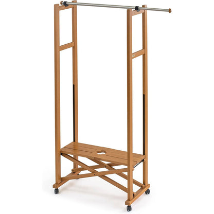 Portant Vetement Bois, Penderie,Portant a Vêtement Pliable, Tringle, ARIT Elios 6