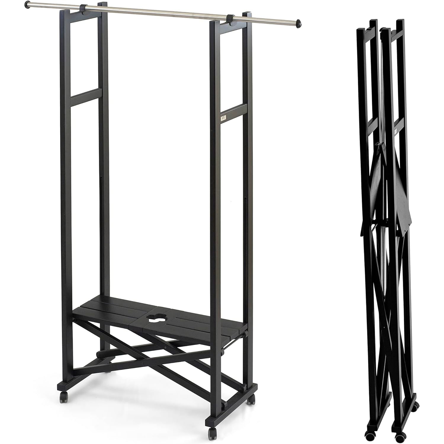 Portant Vetement Bois, Portant Bois, Portant en Bois, Porte Manteau en Bois, Portant Vêtement Bois, 12
