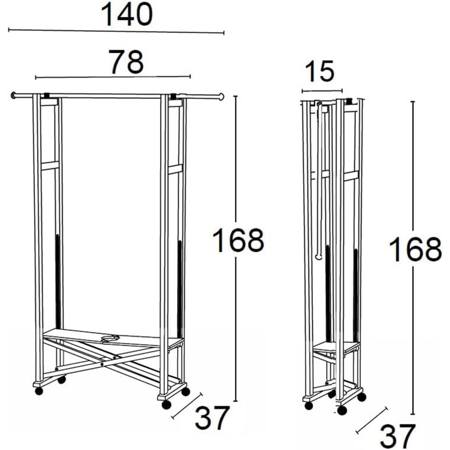 Portant Vetement Bois, Portant Bois, Portant en Bois, Porte Manteau en Bois, Portant Vêtement Bois, 17