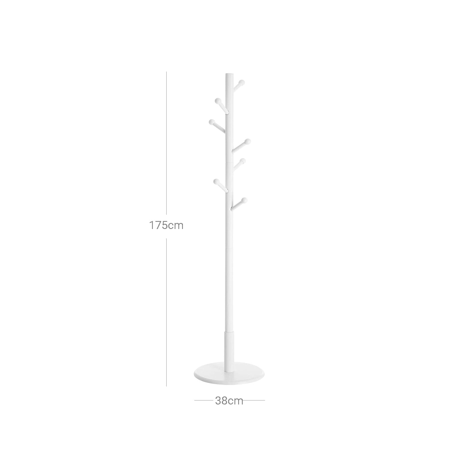 Portemanteau arbre blanc