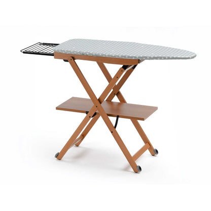Table à Repasser, Planche à repasser, Réglable, avec Roulettes, ARIT STIROCOMODO, Couleur Cerise, 1