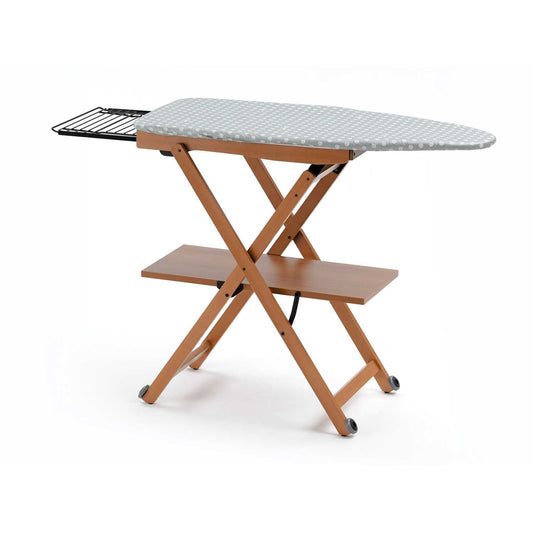 Table à Repasser, Planche à repasser, Réglable, avec Roulettes, ARIT STIROCOMODO, Couleur Cerise, 1