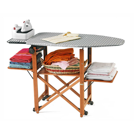 Table a Repasser, Planche à repasser, station de repassage, le plus grand plan de travail 115x54cm réglable de 86 à 92 cm, Arit Bravo