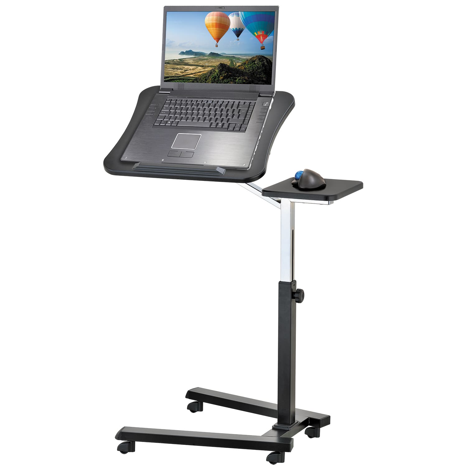 Table de Lit, Table Ordinateur Portable, Table pour Ordinateur Portable, avec Roulettes, Table réglable, Tatkraft Joy, 5