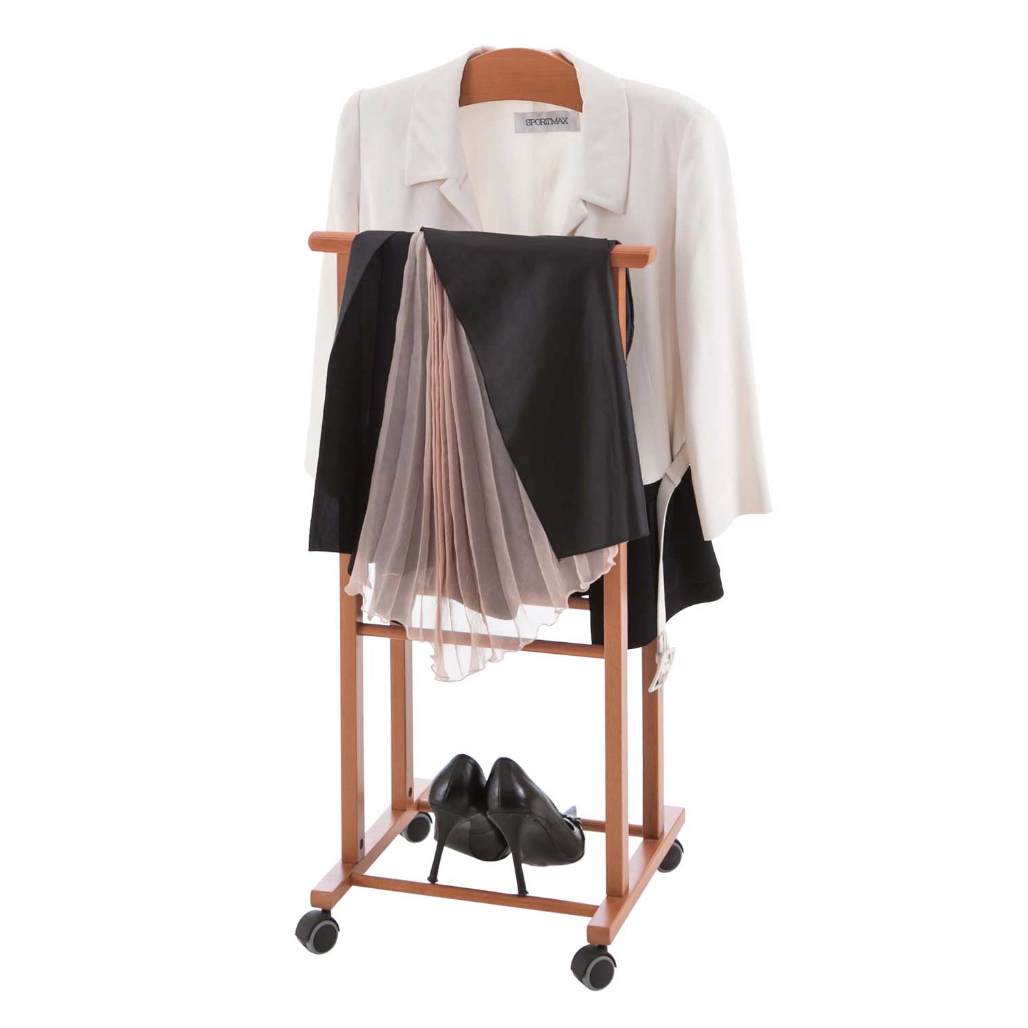 Valet de Chambre, sur Roulettes, Valet de Nuit, Porte-Vêtements, Valet Vetement, ARIT ATRI, 7