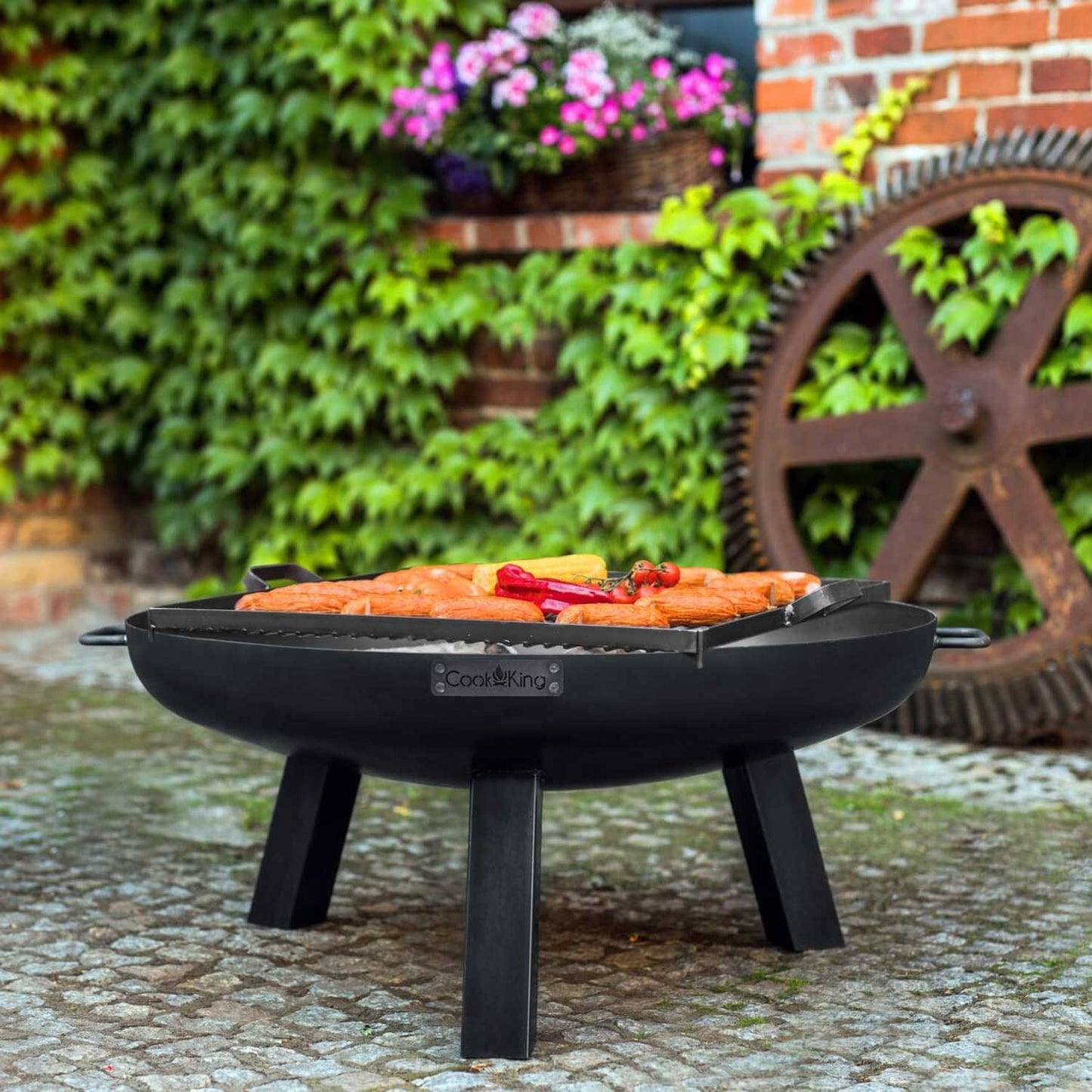 Cook King - Braséro de jardin «POLO» Dia. 60 cm, 70 cm, 80 cm, 100 cm, 7